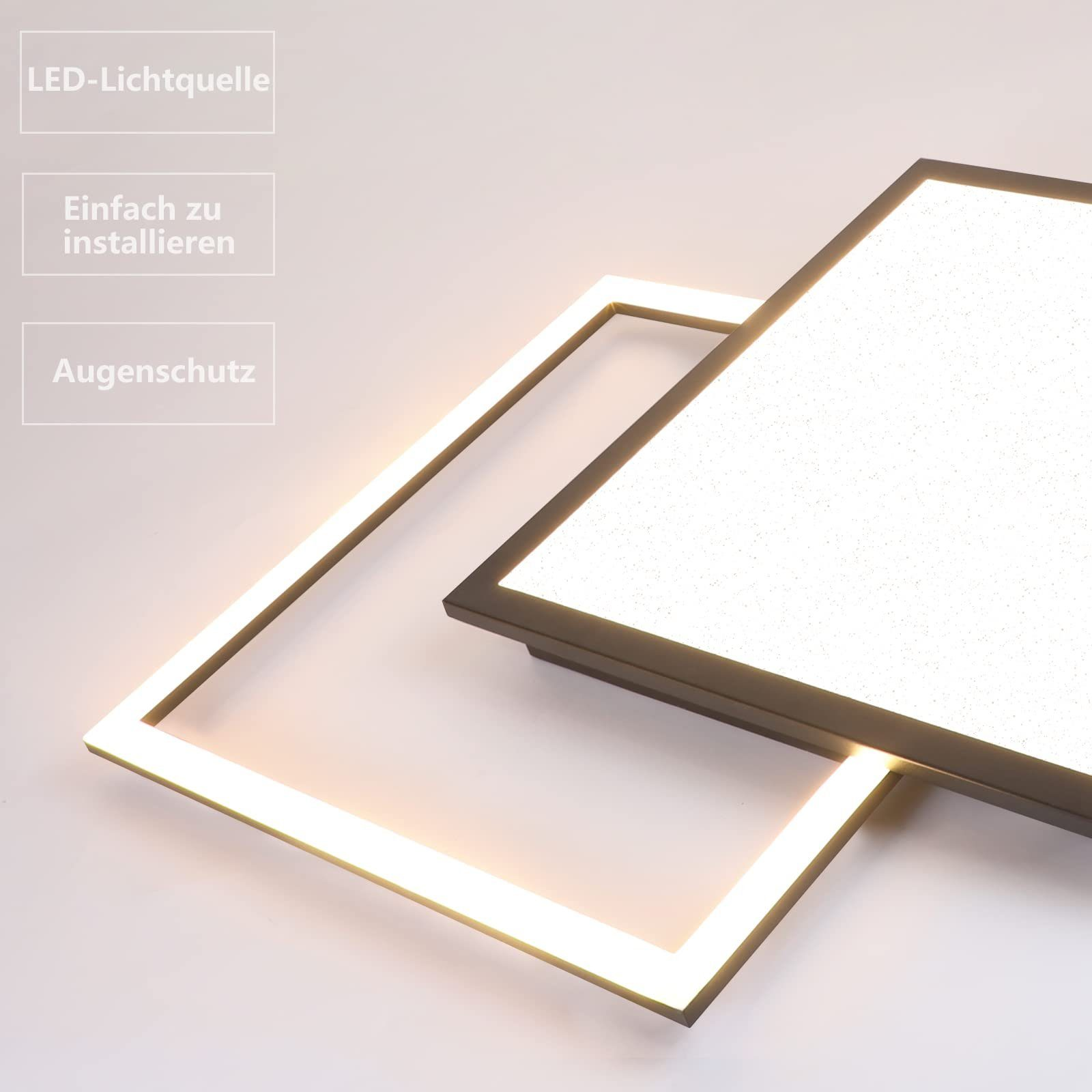 Nowoczesna kwadratowa lampa na białym tle. Pokazuje design.