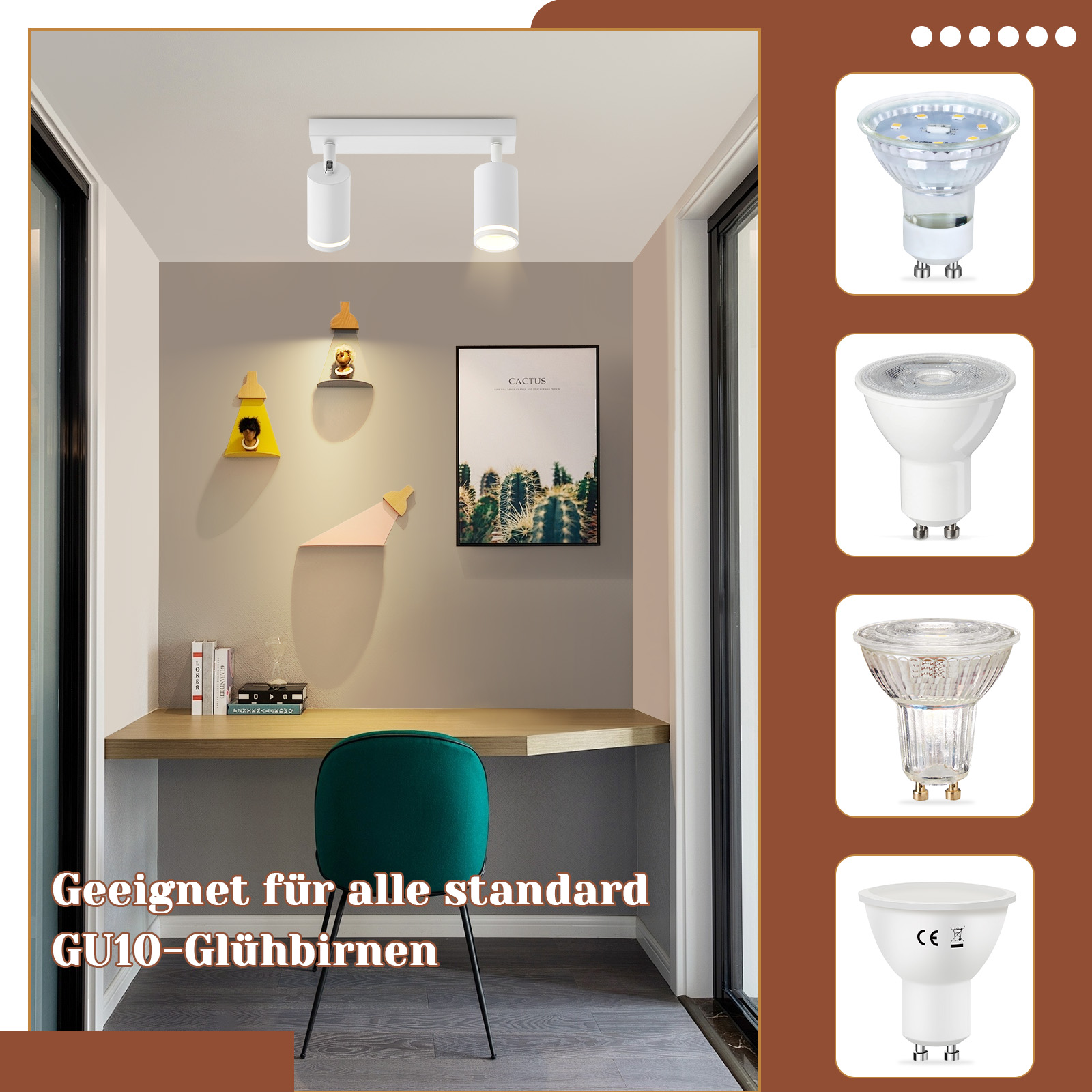 Una stanza con un lampadario con schema colori variabile e telecomando.