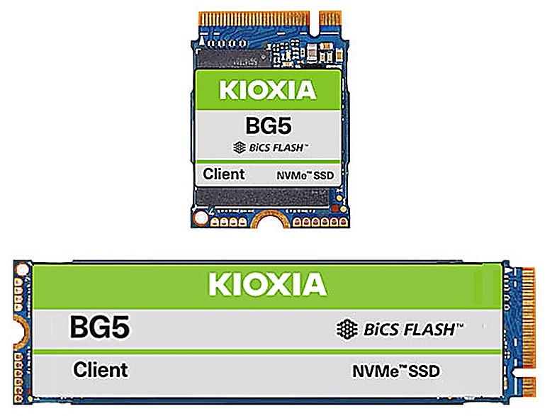 KIOXIA KBG50ZNV512G BG5 M.2 22x80 NVMe PCIe 512 GB SSD