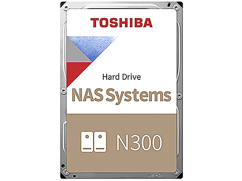 TOSHIBA 4TB Toshiba N300 HDWG740EZSTC 7200RPM 512MB retail Festplatten Interne, 4 TB, HDD, 3,5 Zoll, intern