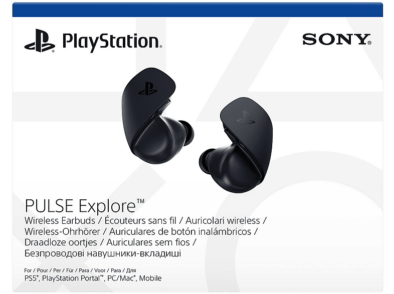 SONY 1000044436 PULSE EXPLORE WRLS-OHRHÖRER BLACK, In-ear Gaming