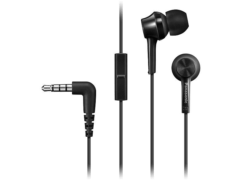 PANASONIC RP-TCM 115 E-K, In-ear Kopfhörer Schwarz