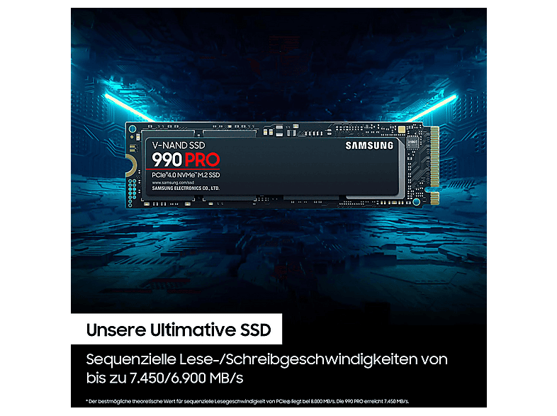 SAMSUNG 990 Pro Nvme 2.0 MZ-V9P1T0BW M.2 via NVMe 1 TB Dahili SSD