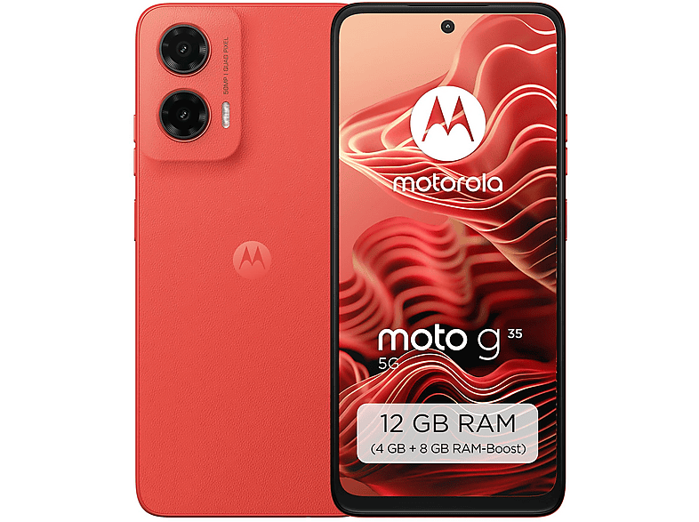 MOTOROLA MOTO G35 5G 4+128GB CORAL 128 GB Guava Red Dual SIM
