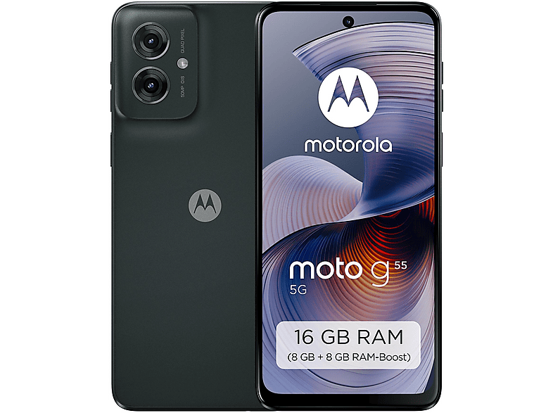 MOTOROLA MOTO G55 8+256GB FOREST GREY 256 GB Forest Grey Dual SIM