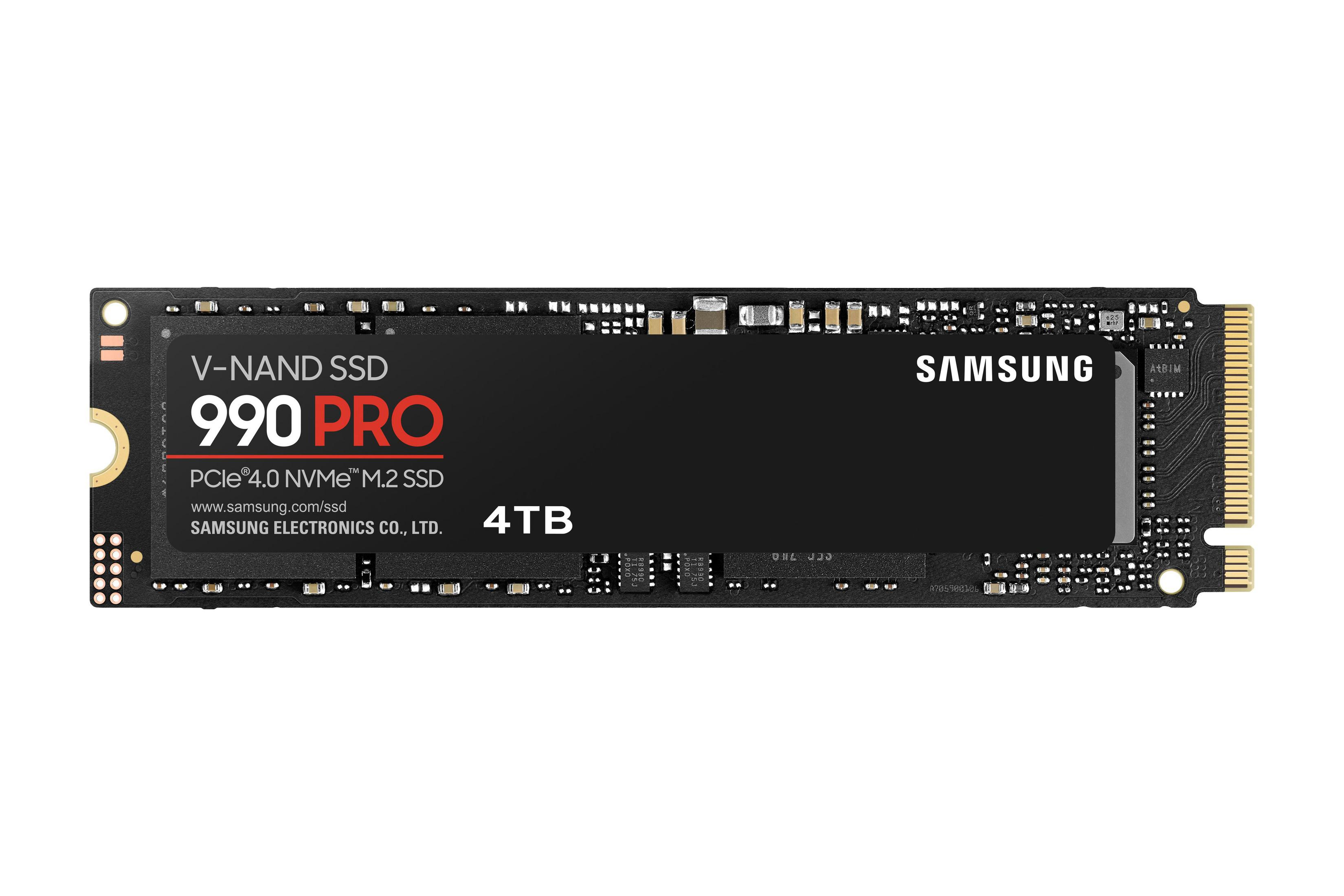 SAMSUNG 990 Pro Nvme 2.0 MZ-V9P4T0BW M.2 via NVMe 4 TB SSD