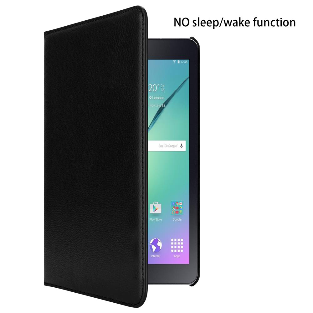 Tablet in schwarzem Gehäuse, Bildschirm sichtbar. Gehäuse ist geschlossen.