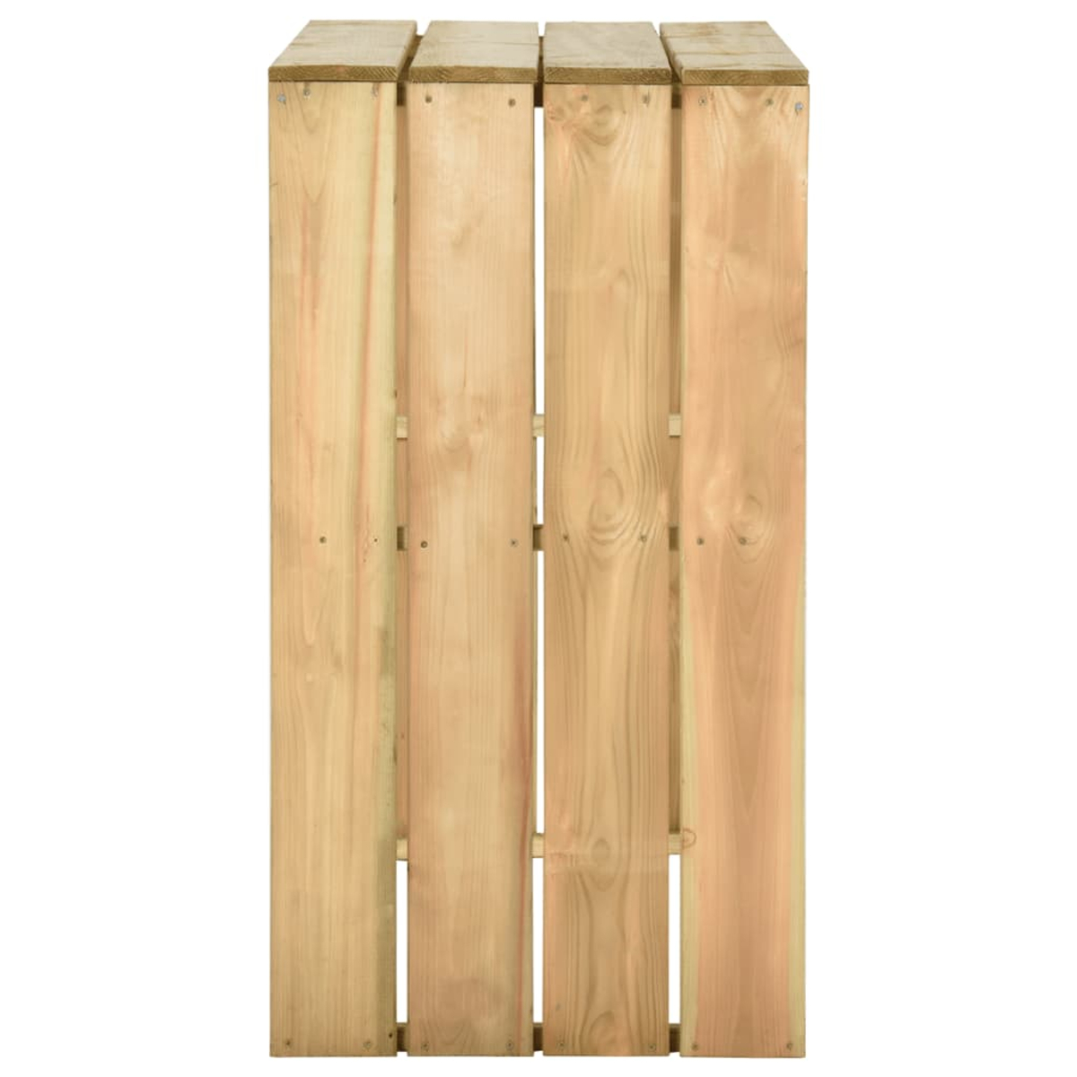 Holzpalettenstruktur, bestehend aus vier vertikalen Brettern, helle Holzfarbe.