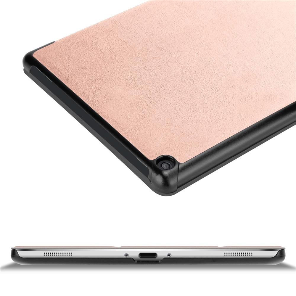 Nahaufnahme eines Tablets, zeigt Kante und Kamera.