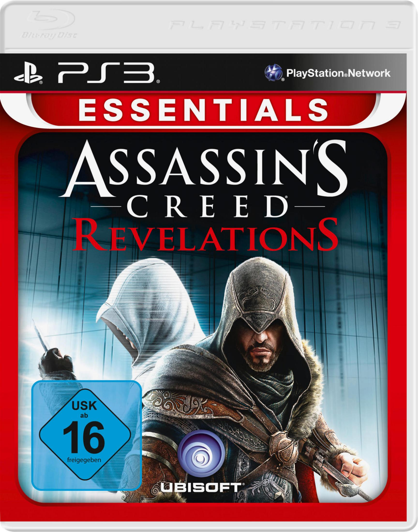 Spielcover für Assassin's Creed Revelations auf einer PlayStation 3 Spielhülle.