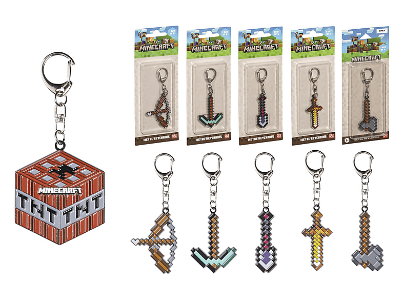 14527 MINECRAFT PORTACHIAVI IN METALLO | MediaMarkt