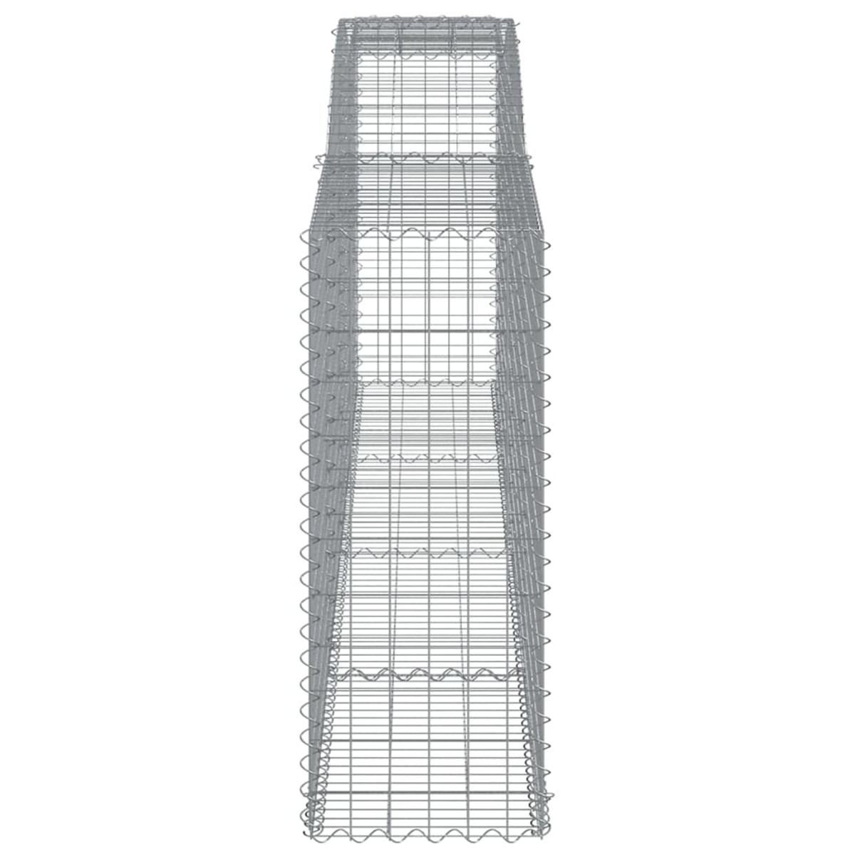Hoher, rechteckiger Drahtgitterkäfig, ideal für Bau- oder Gartenarbeiten.