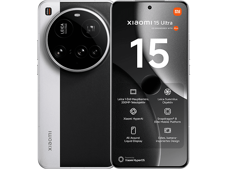 Smartfon XIAOMI 15 ULTRA 16GB/512GB 5G 16 GB/512 GB Srebrny