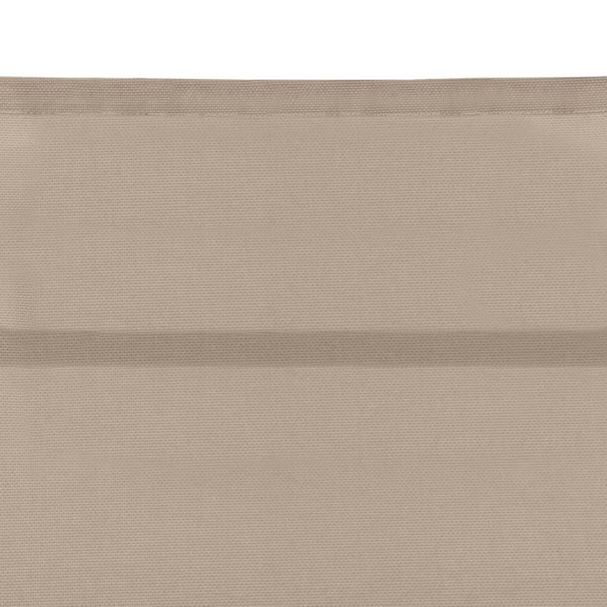 Nahaufnahme eines hellbeigen Stoffes mit feiner Textur. Der Stoff ist glatt.