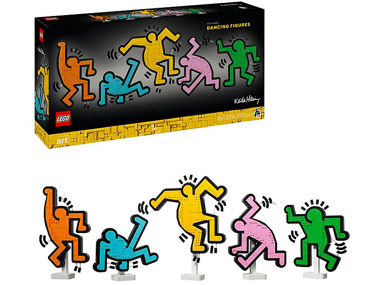 LEGO Art Keith Haring – Dans Eden Figürler 31216