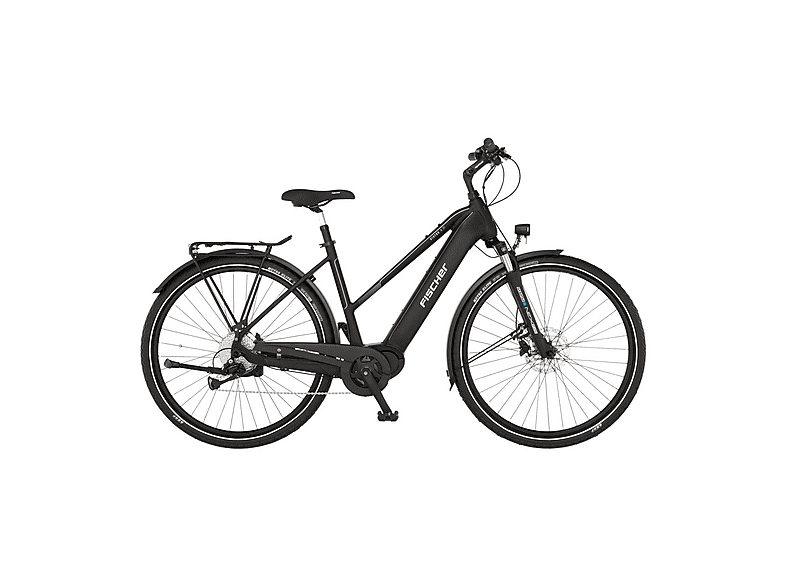 FISCHER 64352 VIATOR 4.2I Trekkingrad (Laufradgröße: 28 Zoll, Rahmenhöhe: 50 cm, Damen-Rad, 522 Wh, Schwarz matt)