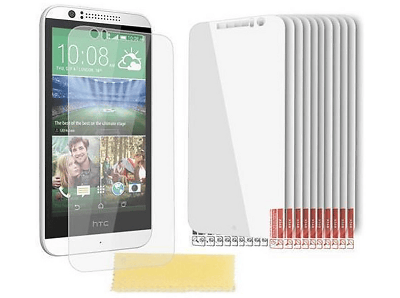 Dipos Pellicola Protettiva Antiriflesso Per HTC Desire 816 – 2 Pezzi, Opaca, Made In Germany