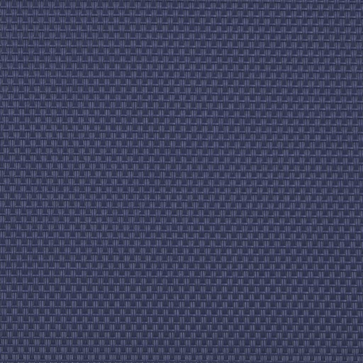 Un primo piano di un materiale blu a trama fitta.