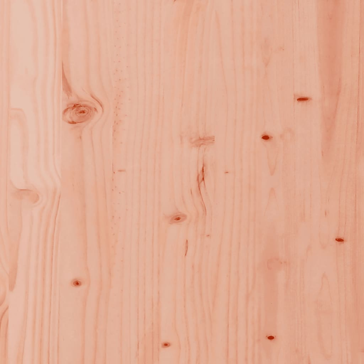 Holzpaneel-Textur, hellpfirsichfarben, mit sichtbarer Maserung und Knoten.