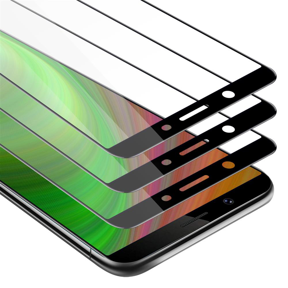Schermi impilati con un telefono. Cornice chiara, nera. Lo schermo superiore è bianco.