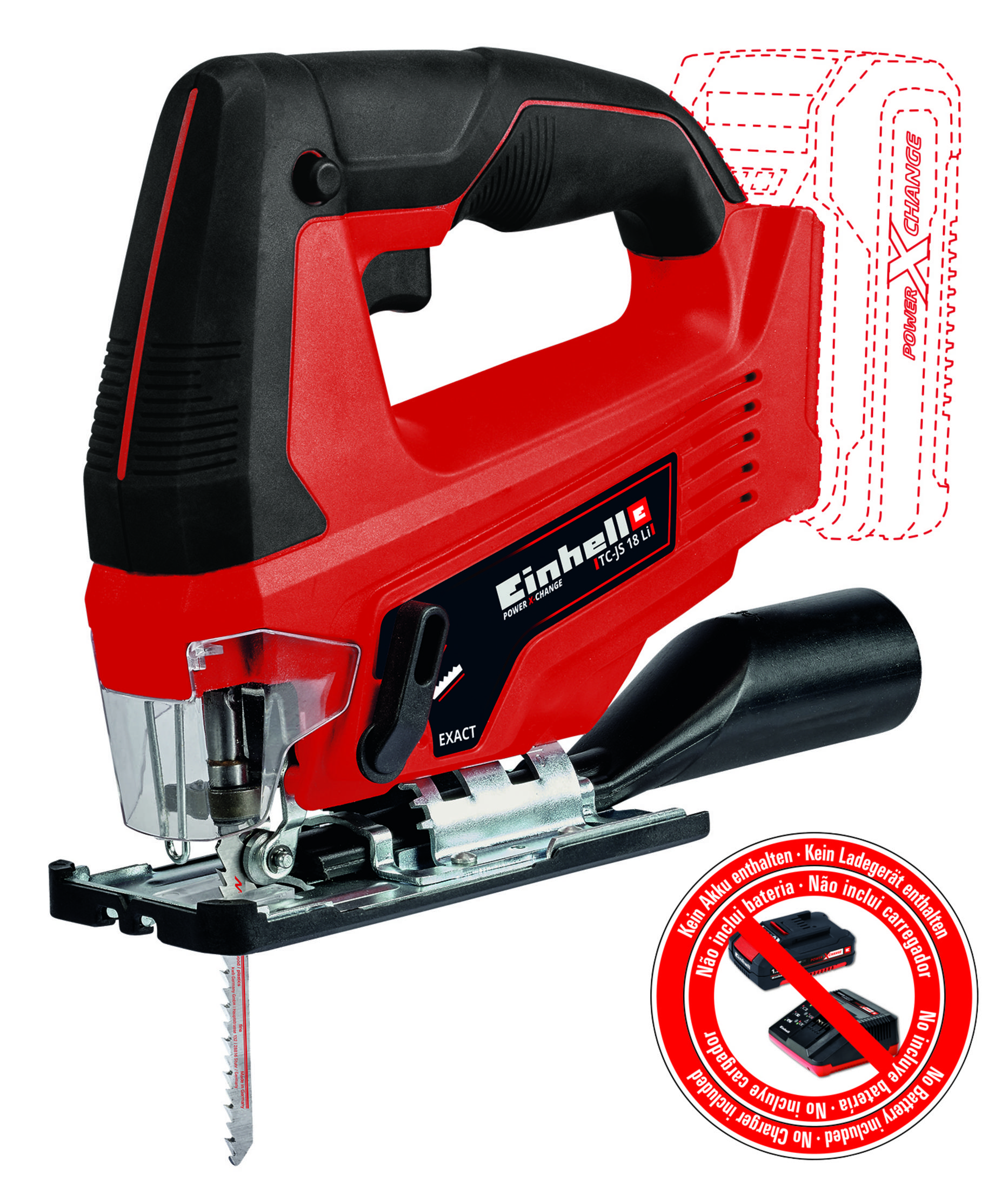 EINHELL TC-JS 18 Li - Solo Dekupaj Testere
