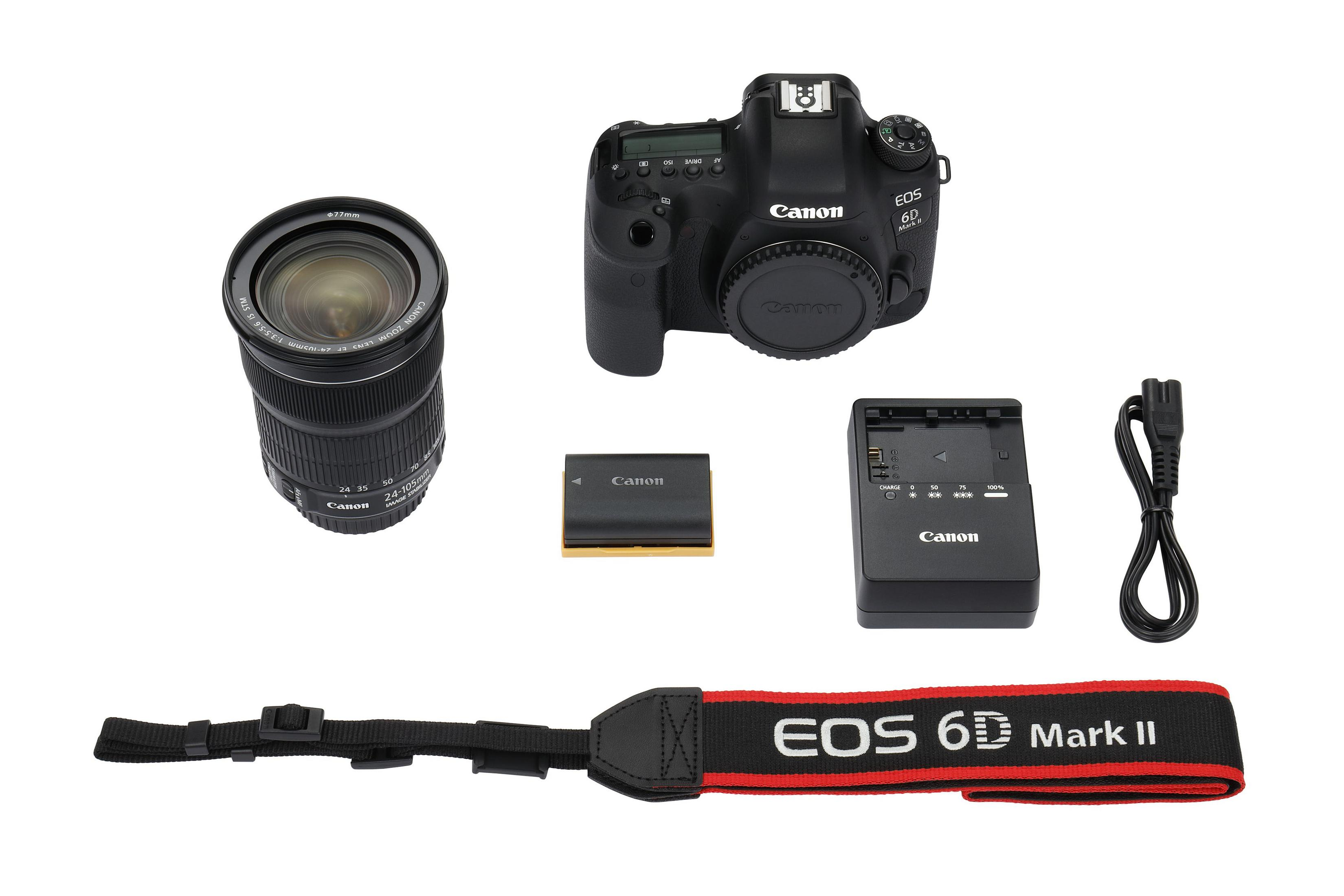 CANON EOS 6 D MARK II 24-105MM Spiegelreflexkamera mit Objektiv 24