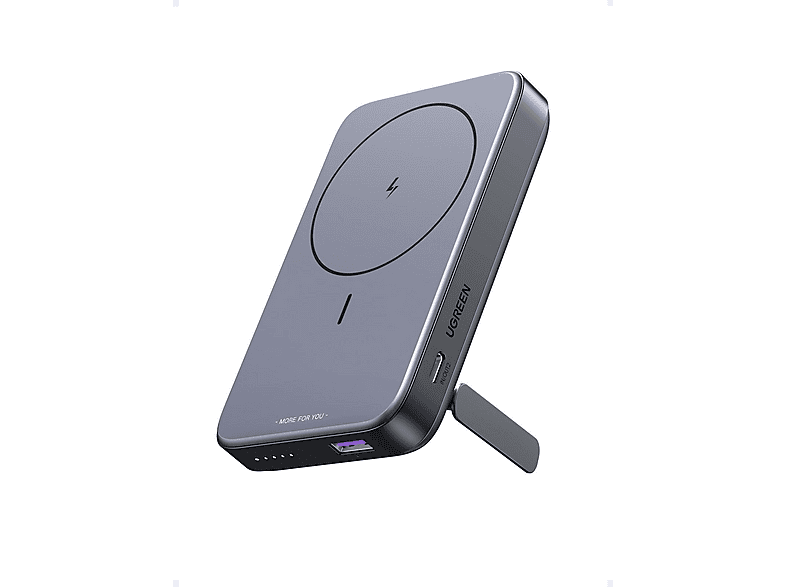 UGREEN 15086 10000 MAH WIRELESS MAGNETISCHE POWERBANK Powerbank 10000 mAh Gray