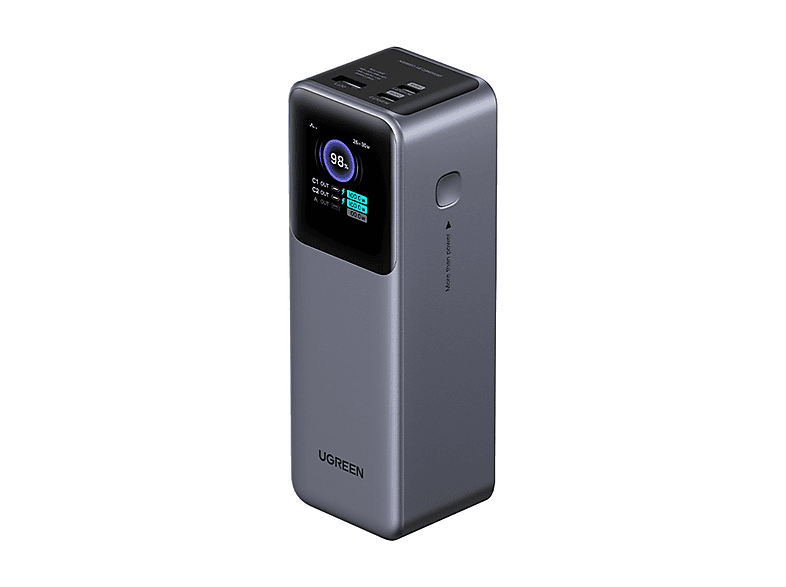 UGREEN 35525B Nexode 200W Akıllı Ekranlı Taşınabilir Hızlı Şarj