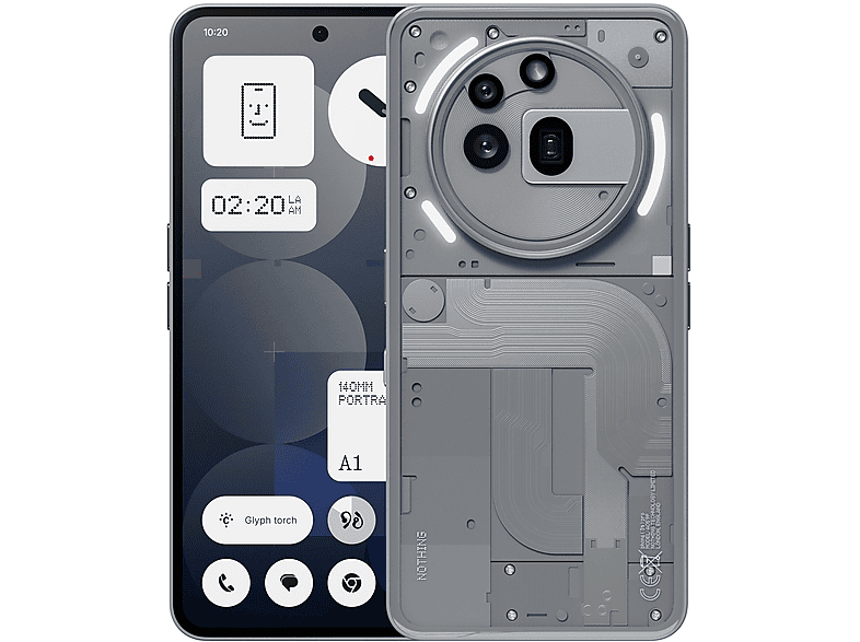 NOTHING PHONE (3A) PRO 12+256GB GREY 256 GB Grau Dual SIM | MediaMarkt