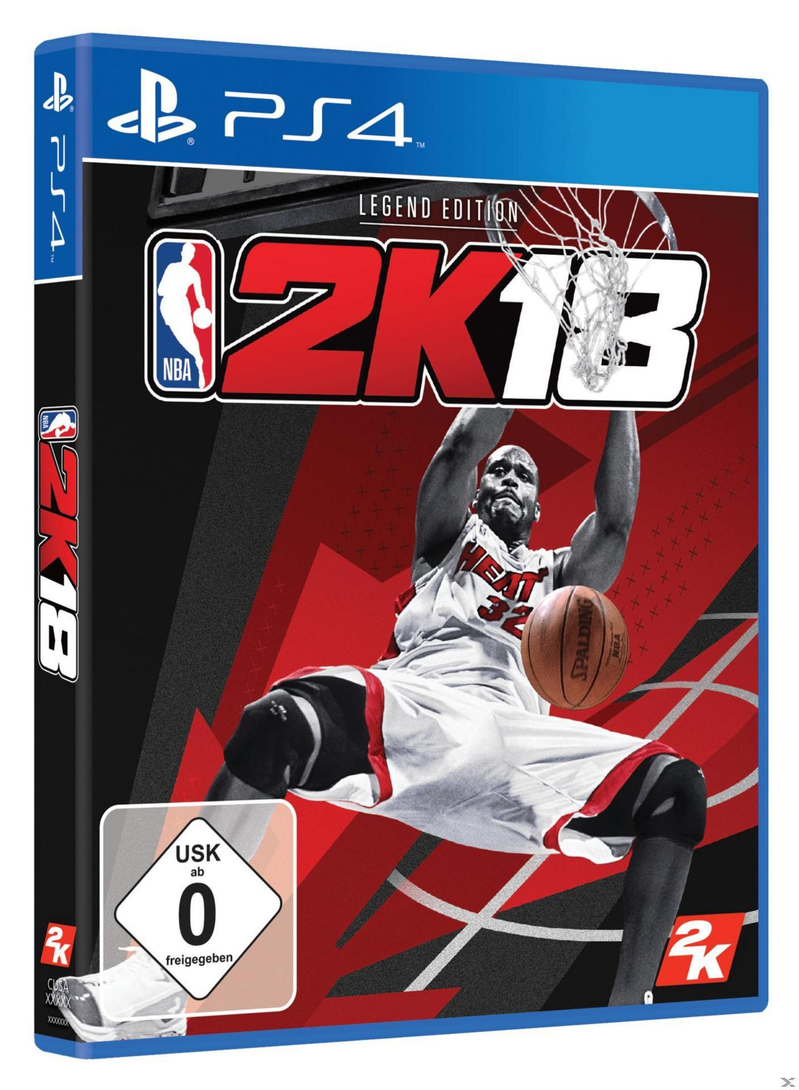 NBA 2K13 Legend Edition Spielhülle mit Shaq. Das Spiel ist für PS4 mit USK 0-Rating.