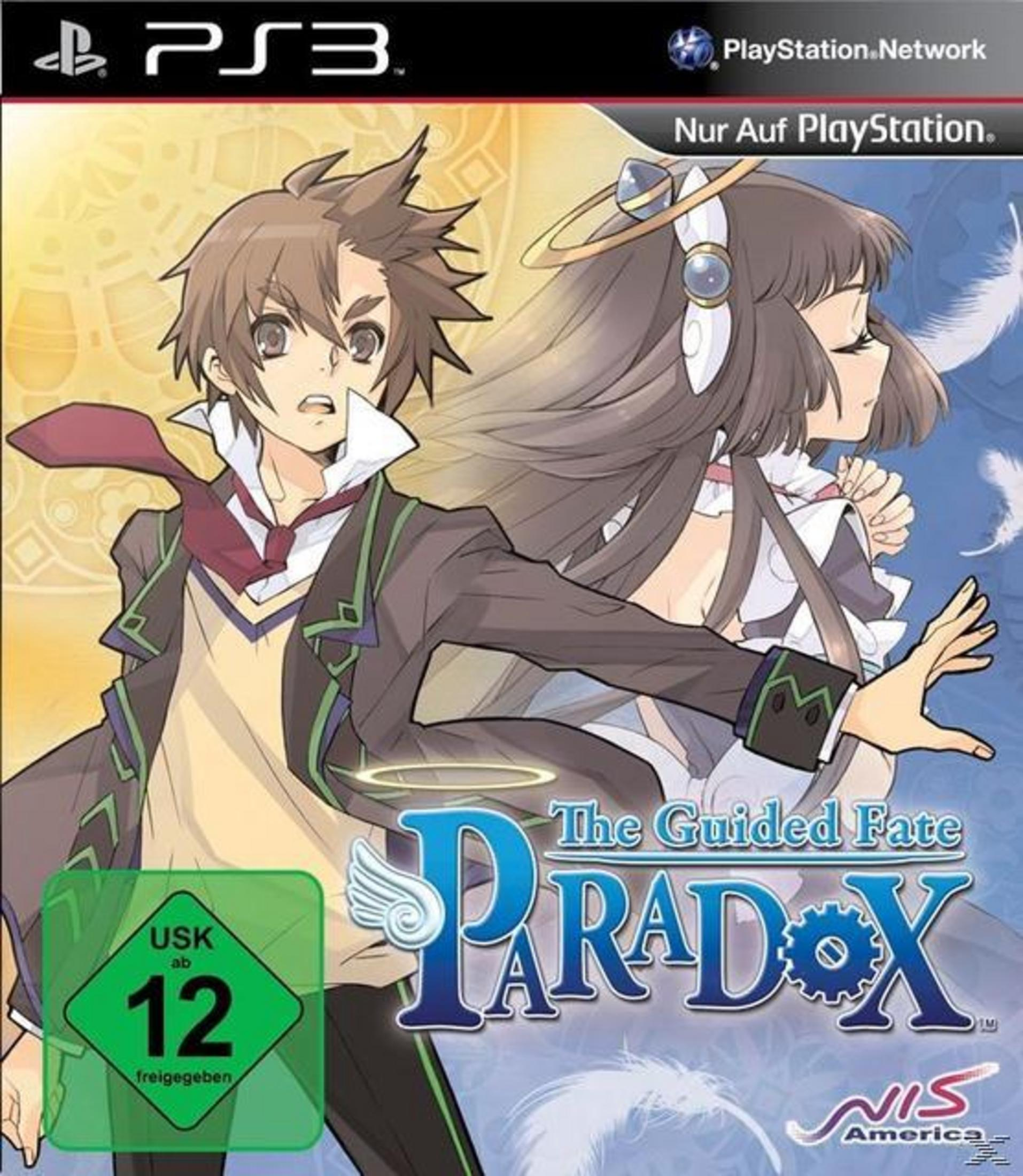 Spielcover mit zwei Anime-Charakteren, Titeltext und PlayStation 3-Logo.