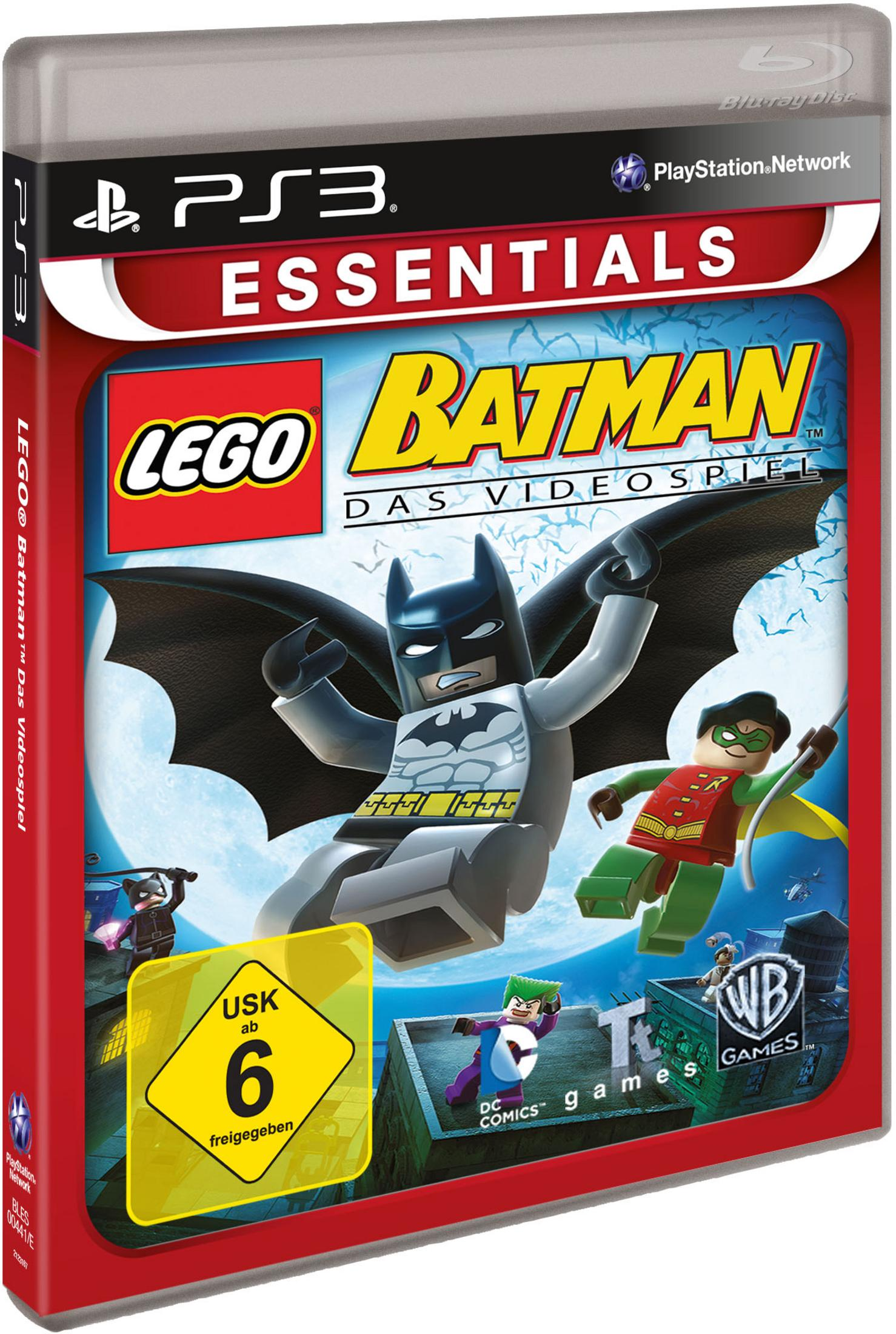 Lego Batman Spielbox. Batman, Robin und Joker sind auf dem Cover abgebildet.