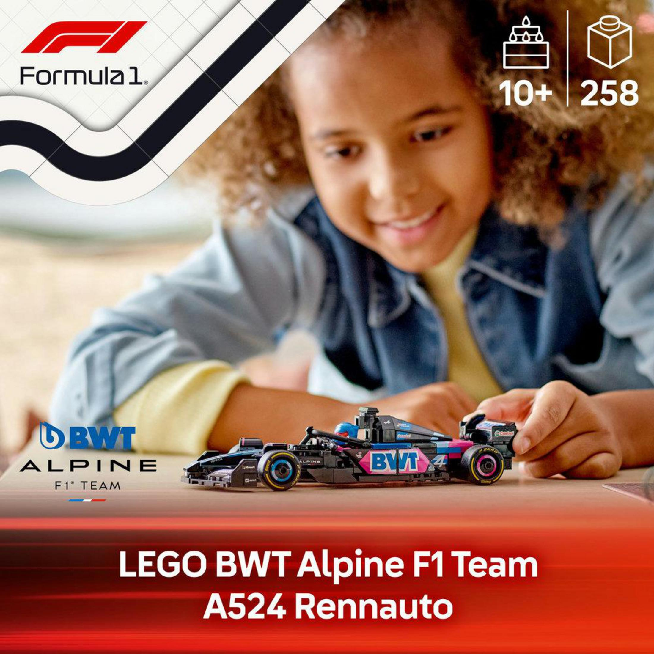 chii LEGO Speed Champions BWT Alpine F1 Team A524 Yarış Arabası 77248