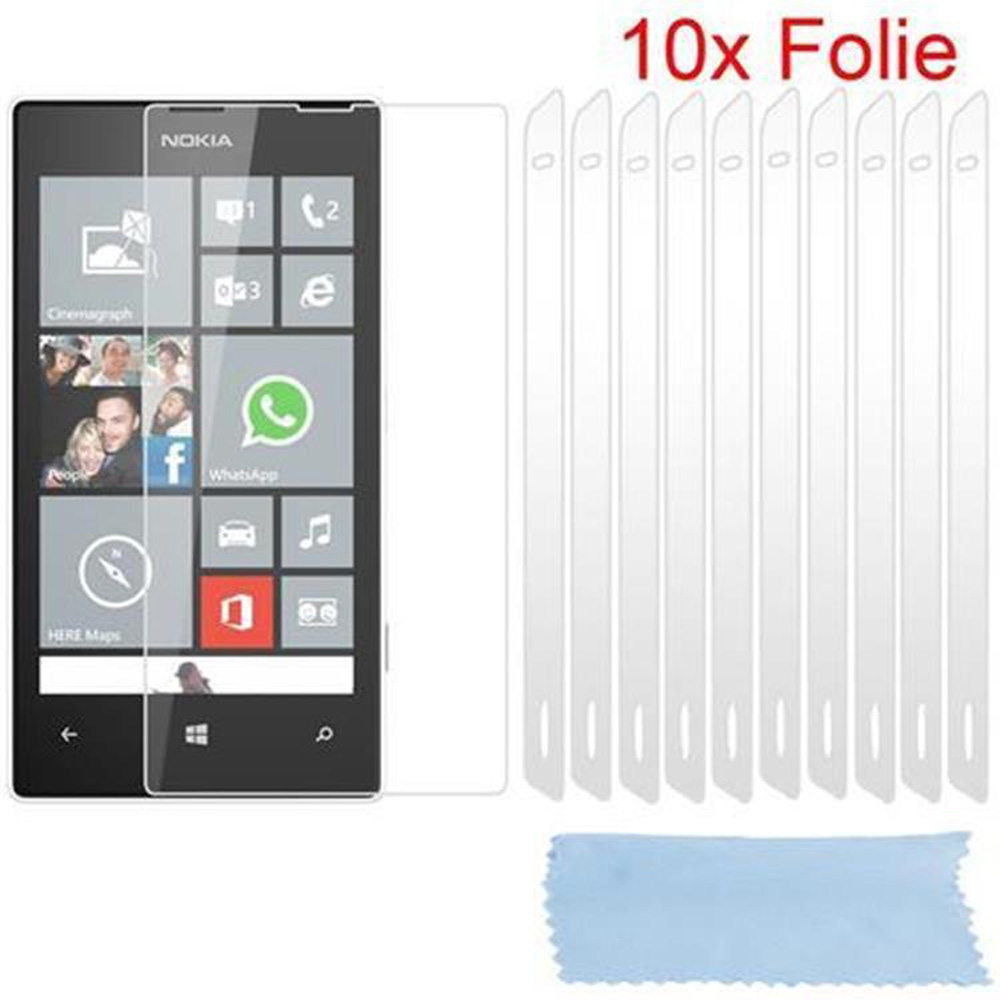 Telefono Nokia con protezione schermo e un set di protezioni, un panno per la pulizia.