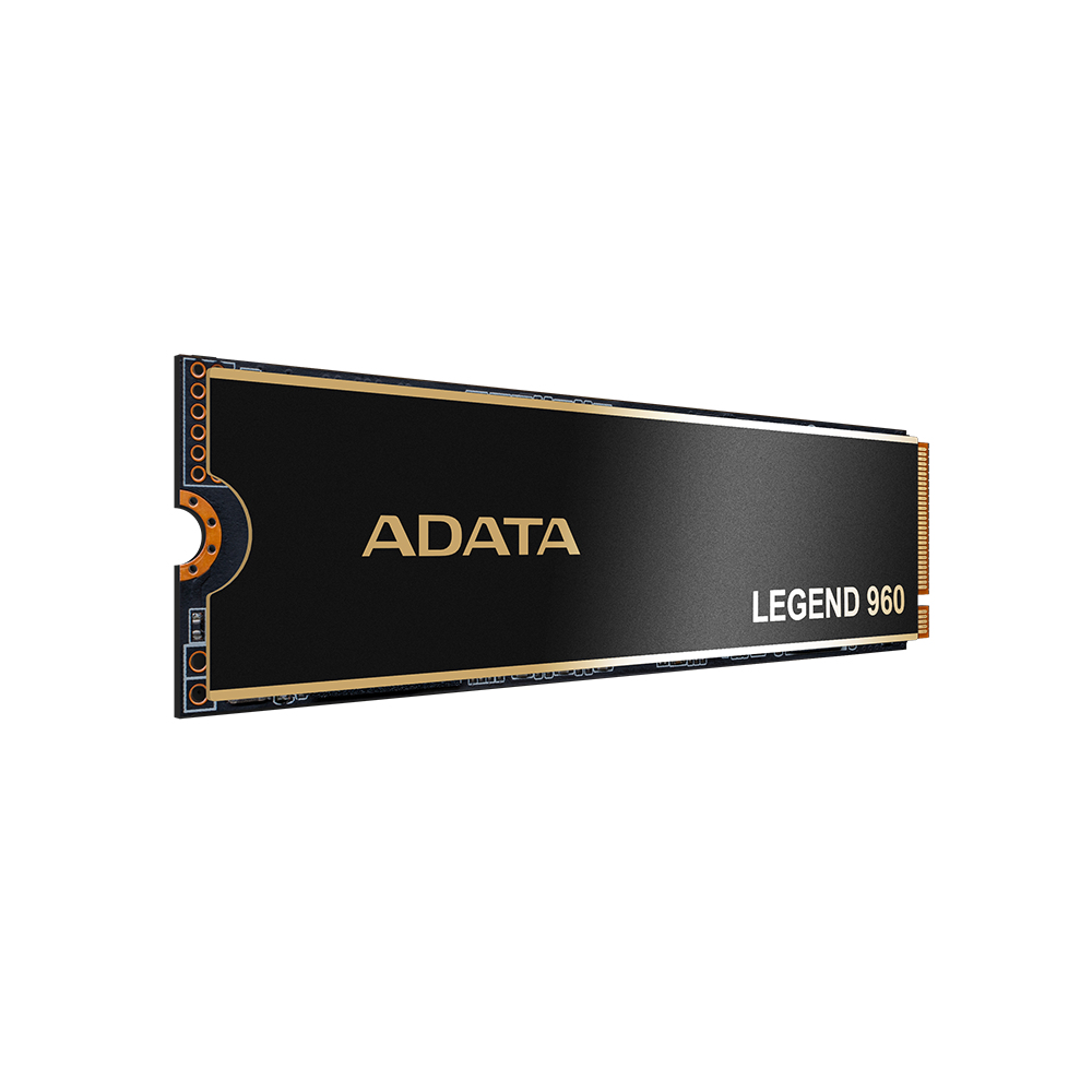 Czarny dysk SSD ADATA Legend 960. Napisy "ADATA" i "LEGEND 960" są widoczne na urządzeniu.