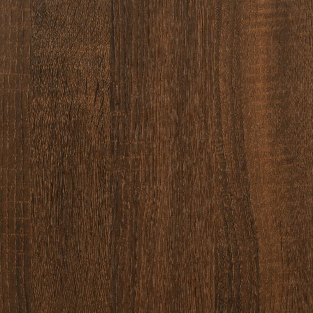 Nahaufnahme der braunen Holzmaserung, die vertikale Linien und natürliche Variationen zeigt.