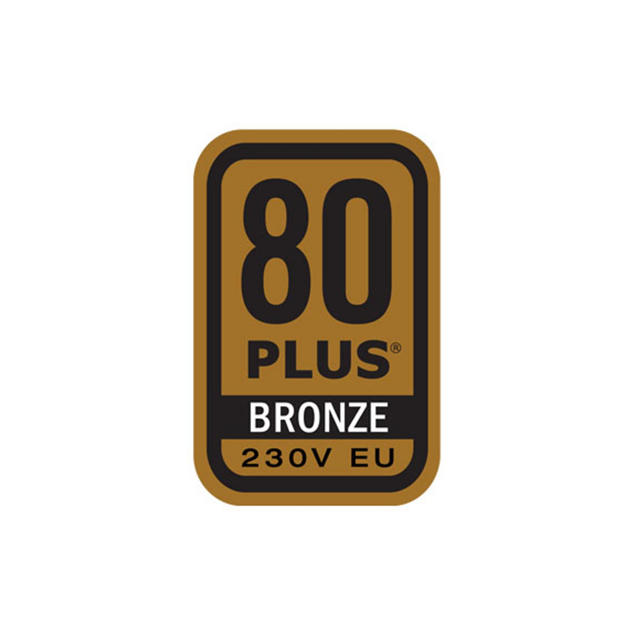 80 PLUS Bronze certification label.