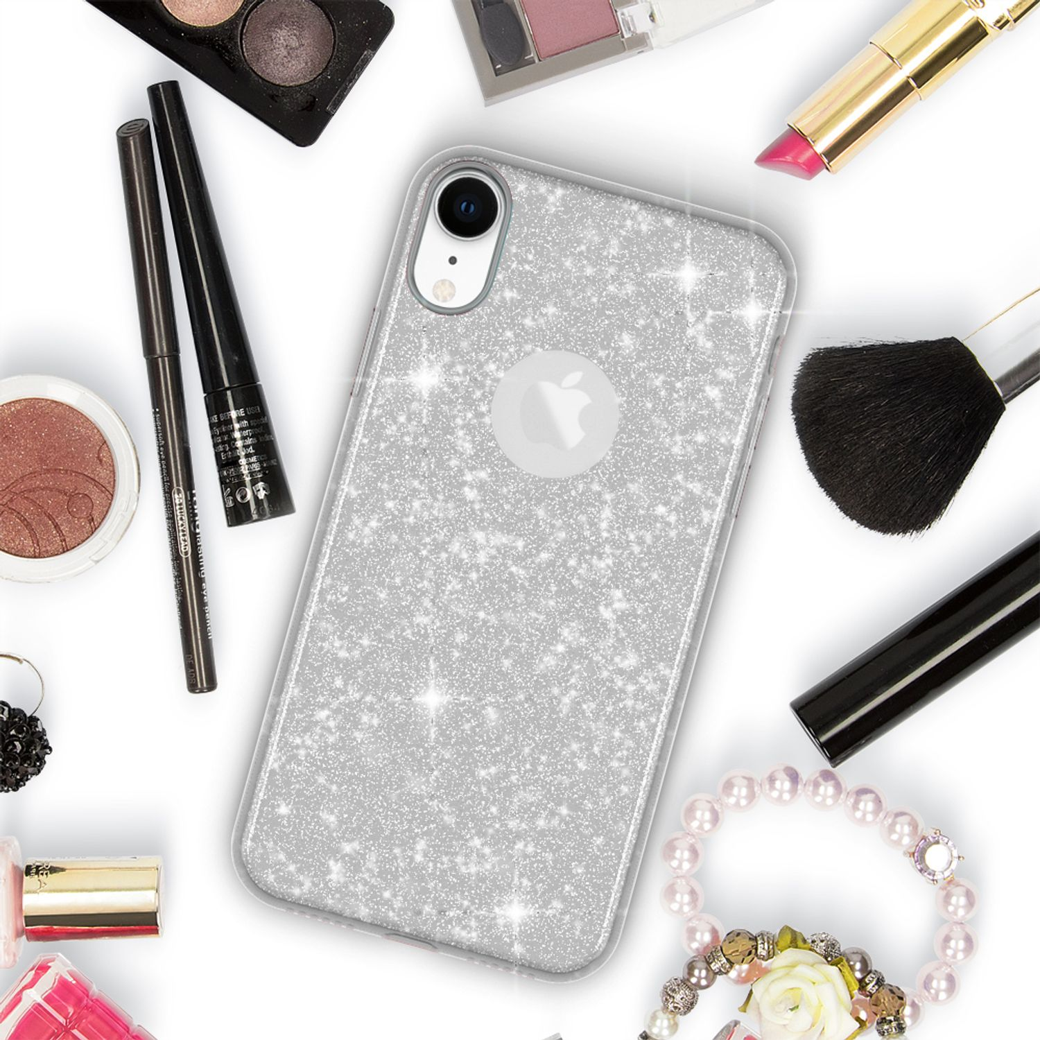 MoEx® Cover Ultra-Sottile Per IPhone XR, Rigida Anti-Graffio, Nero Metallico, Compatibile Con Ricarica Wireless - 2