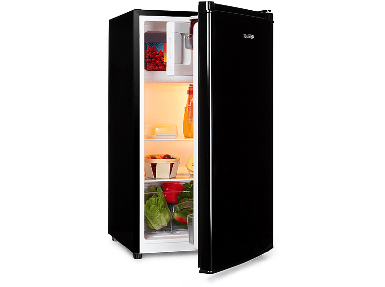 KLARSTEIN Cool Cousin Kühl-Gefrierkombination (D, 50 cm hoch, Schwarz)