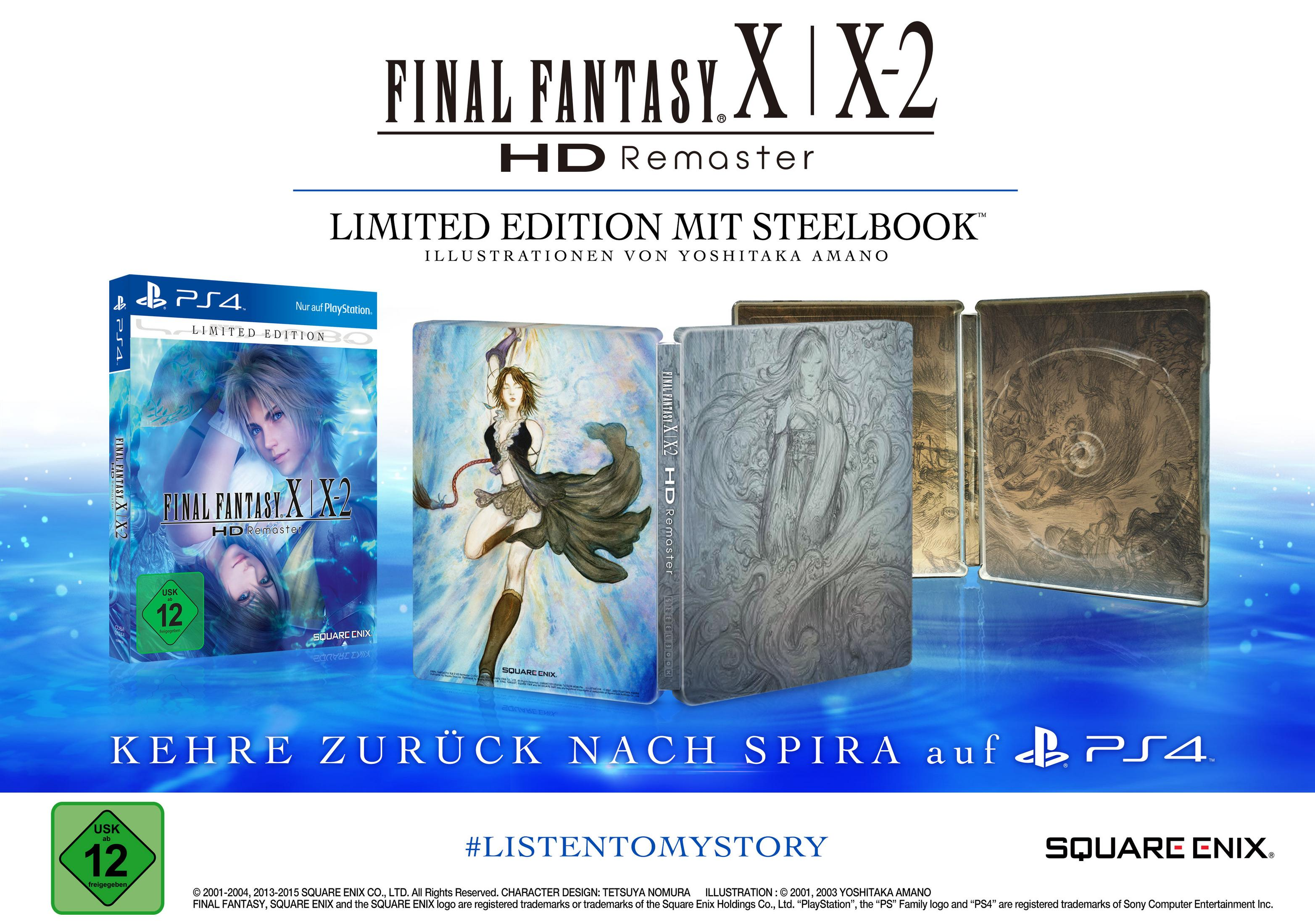 Final Fantasy X/X-2 HD Remaster Spielbox-Set. Limited Edition mit Kunst.