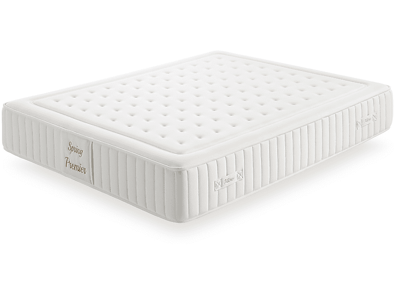 Colchón | MOONIA Micro Spring Premier, 140 cm x 190 cm, Muelles, Blanco ...