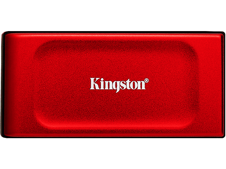 KINGSTON TECHNOLOGY KINGSTON XS1000 1TB SSD Pocket-Sized USB Komponenten Speicherlaufwerke Externe SSDs, 1 TB SSD, Flash, 2,5 Zoll, extern, crimson