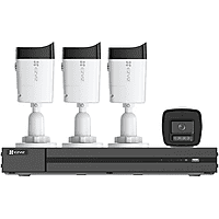 MediaMarkt EZVIZ Ezviz X5K+H3K(4K) POE NVR IP-camera Zwart aanbieding