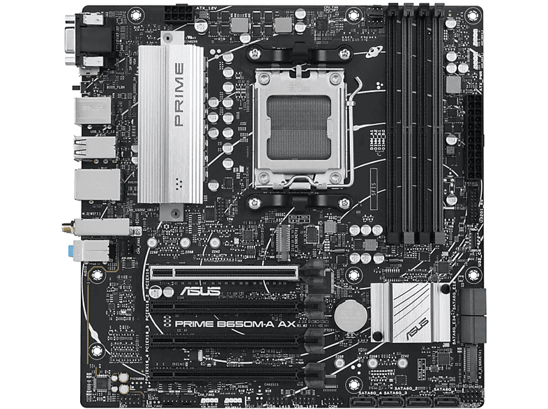 ASUS Prime B650M-A 5600MHz(OC) DDR5 M.2 HDMI DP AMD B650 DDR5 mATX Anakart