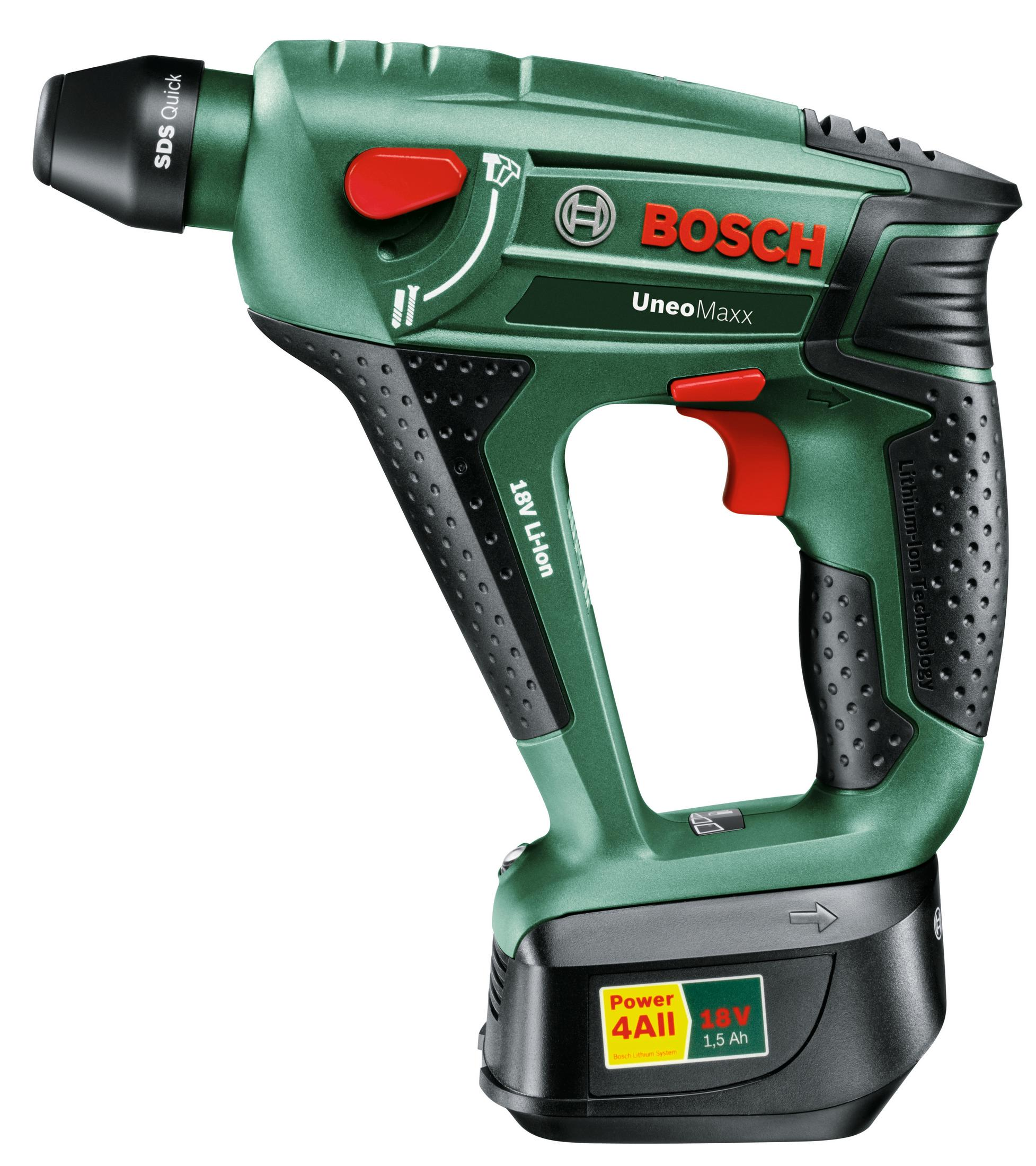BOSCH UNEO Maxx 18V 2,5 AH Çift Akü Kırıcı Delici