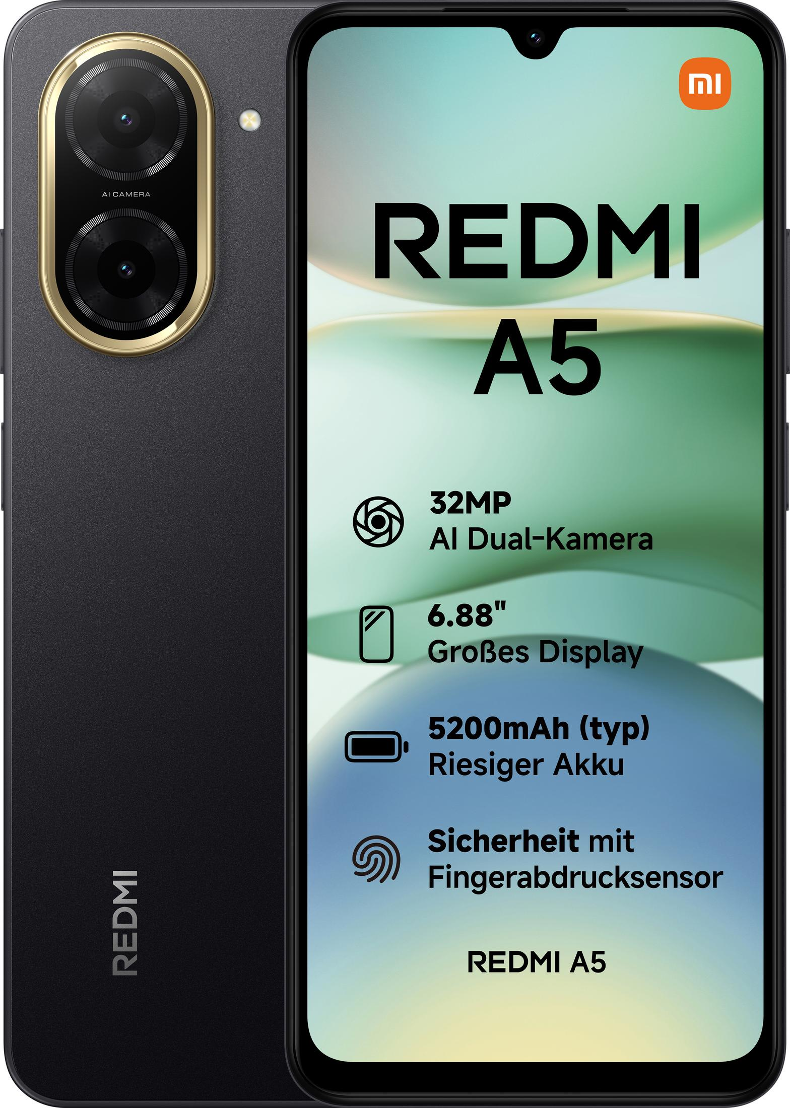 XIAOMI REDMI A5 3GB + 64GB BLACK 64 GB Midnight Black Dual SIM