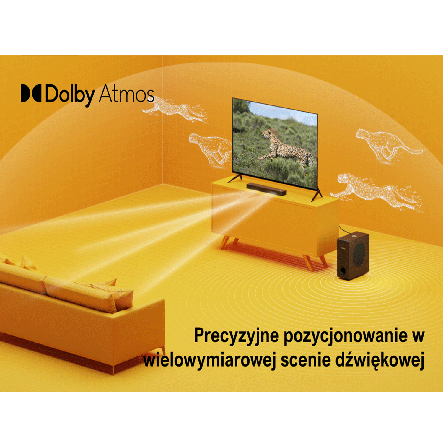 Soundbar ULTIMEA Nova S50 | System Głośników 2.1 z Dolby