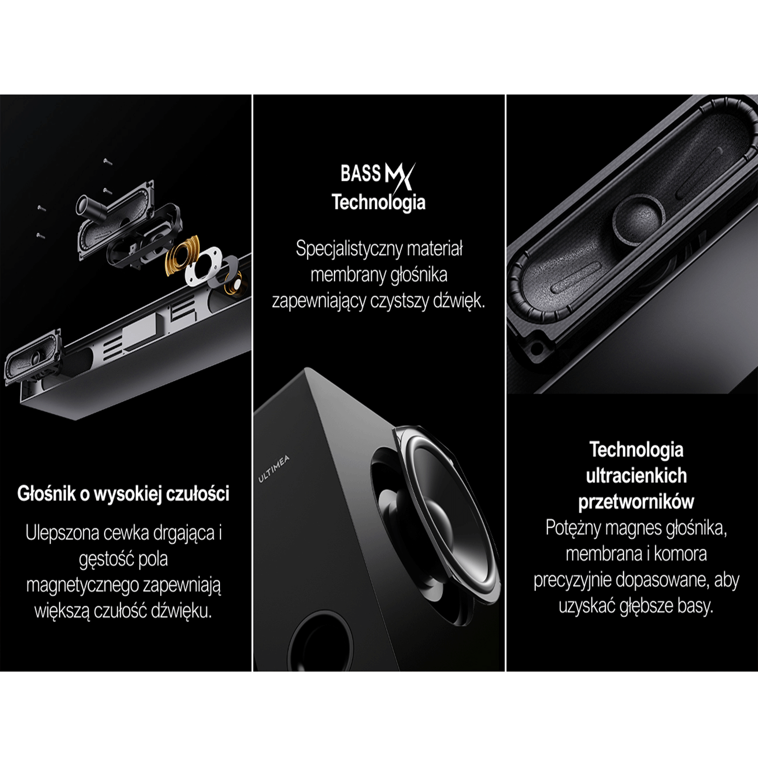 Soundbar ULTIMEA Nova S50 | System Głośników 2.1 z Dolby