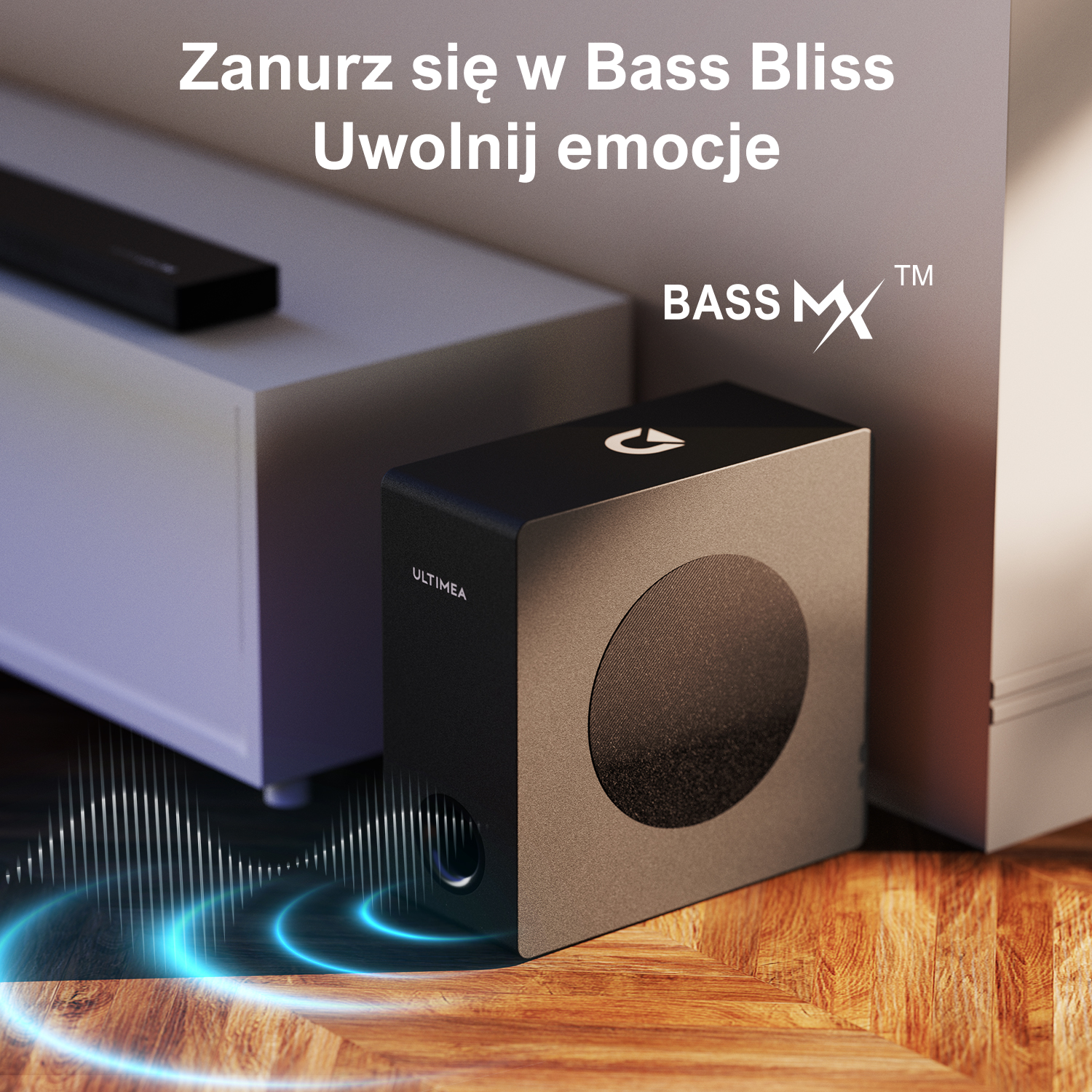 Nova S50 ULTIMEA サウンドバー Dolby Atmos ブラック W-Nova S50