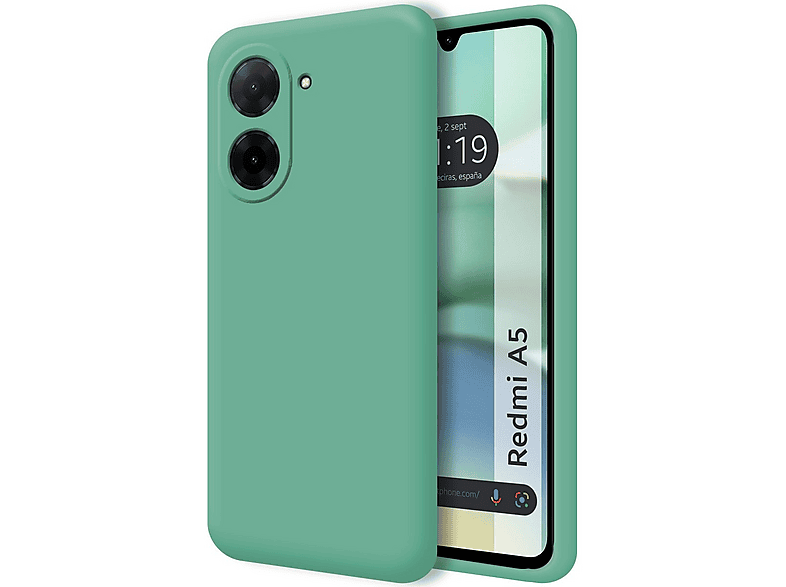 JUST IN CASE Zero Soft TPU Case GRS Recycled Telefoonhoesje voor Xiaomi Redmi A5 Zwart
